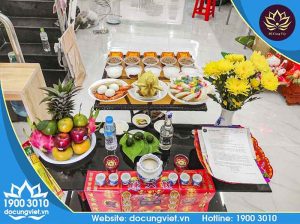 Hoa cúng khai trương